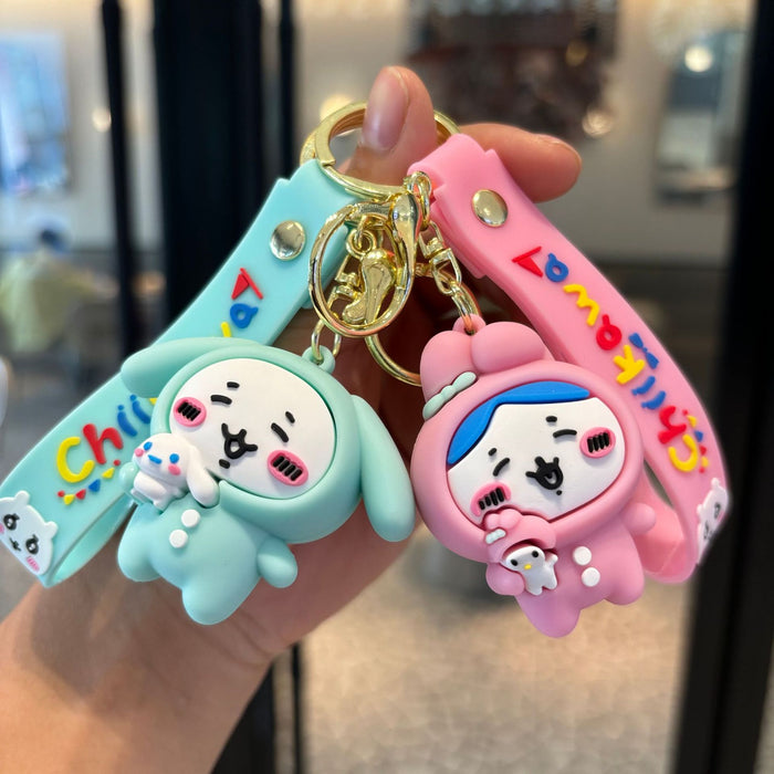 Wholesale Cartoon PVC Cute Keychains JDC-KC-PengYu37