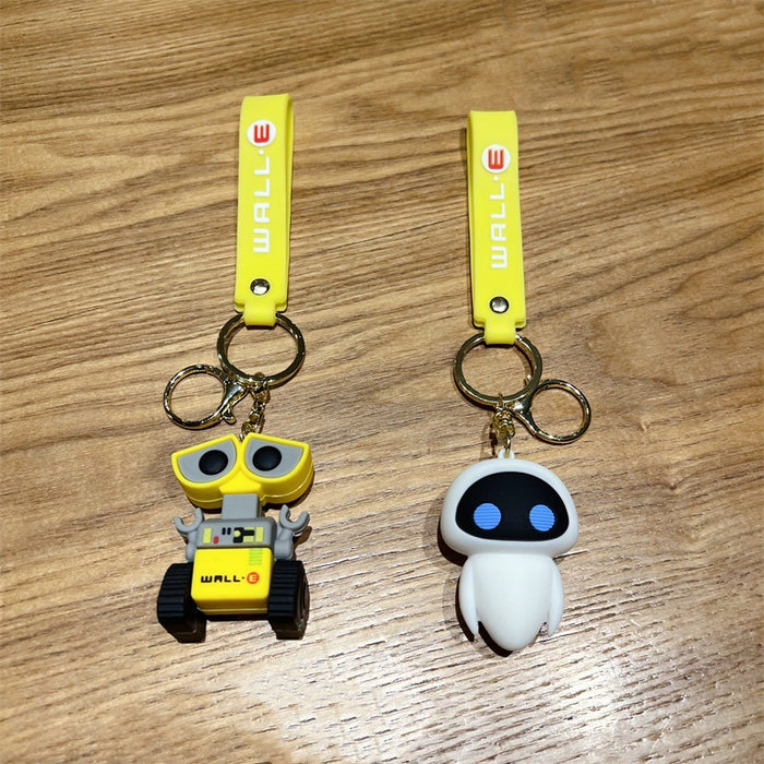 Wholesale Creative Cartoon Robot PVC Soft Keychains JDC-KC-JinB015