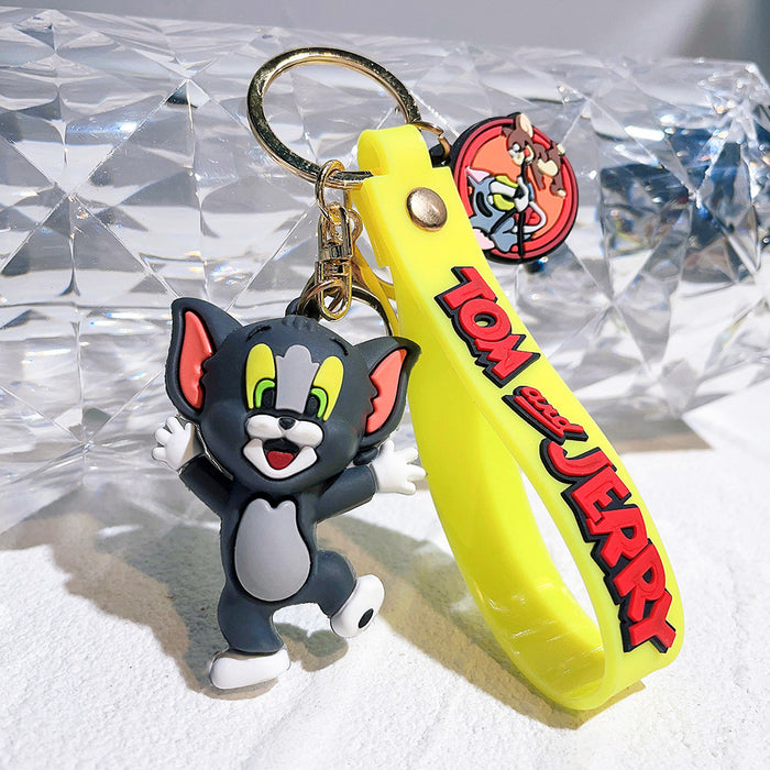 Wholesale Cartoon Silicone Doll Keychain JDC-KC-QiChao040