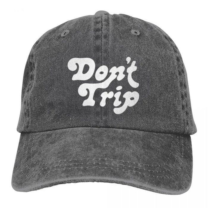 Wholesale Don T Trip Print Funny Baseball Cap Trendy Adjustable Sun Hat For Summer Casual Fashion Accessory Gift