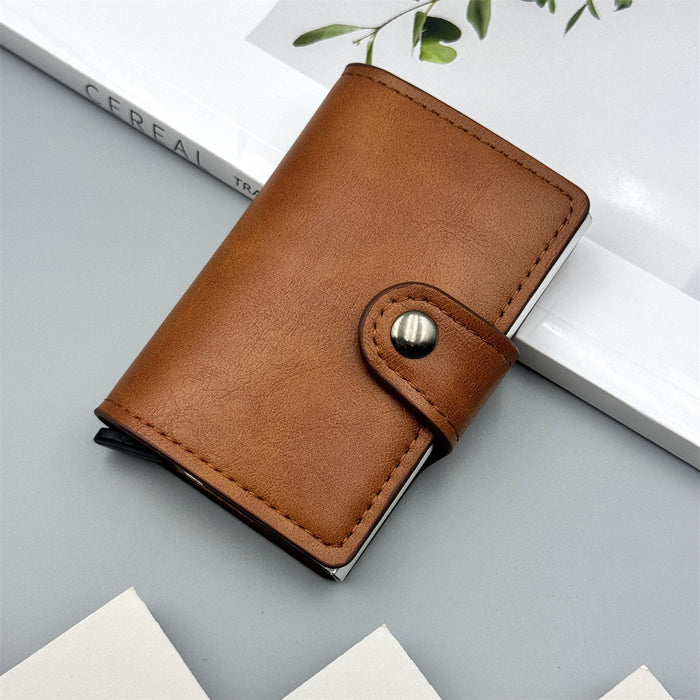 Wholesale Trendy Carbon Fiber Card Case PU Leather Wallet Stylish Daily Use Fashion MOQ≥2