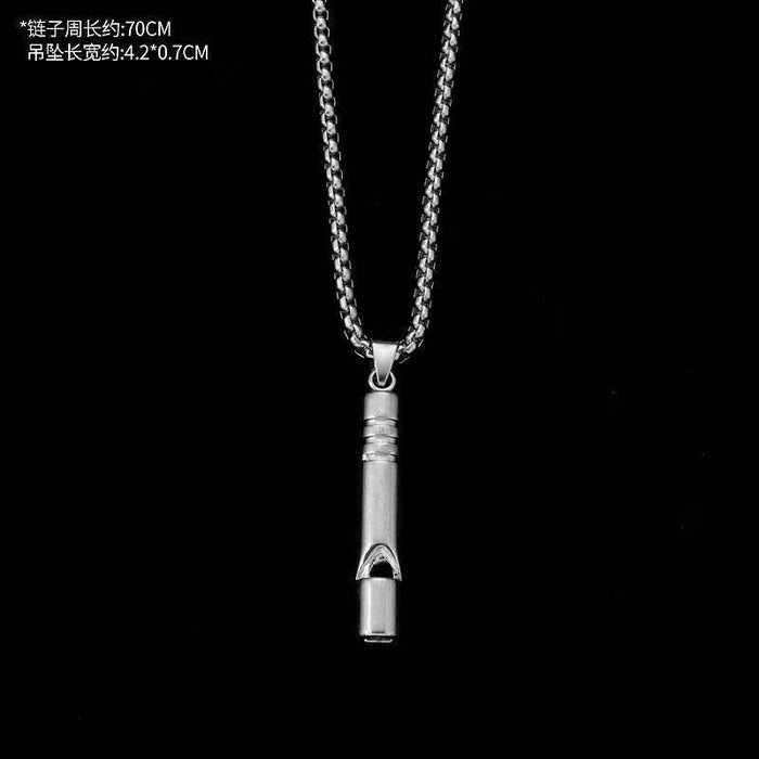 Wholesale Titanium Steel Alloy Pendant Necklace JDC-NE-DanY007