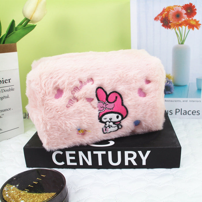 Wholesale Large Capacity Cartoon Plush Stationery Bag