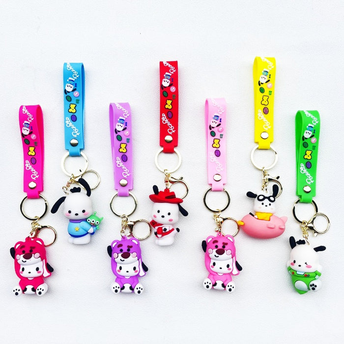 Wholesale PVC Cartoon Doll Keychain JDC-KC-WuYi191