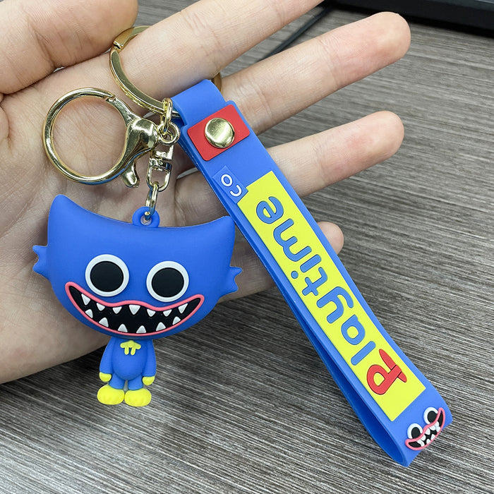 Wholesale Keychain Doll Silicone Pendant PVC Car Couple