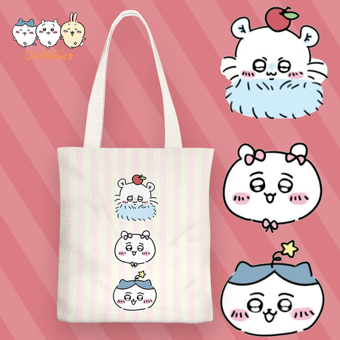 Wholesale Anime character print canvas shoulder bags