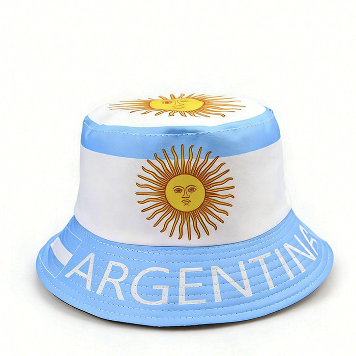 Wholesale World Cup Flag Personalized Outdoor Bucket Hats