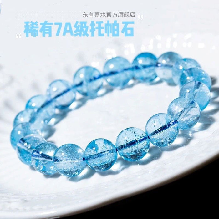 Wholesale Round bead bracelet, sapphire bracelet