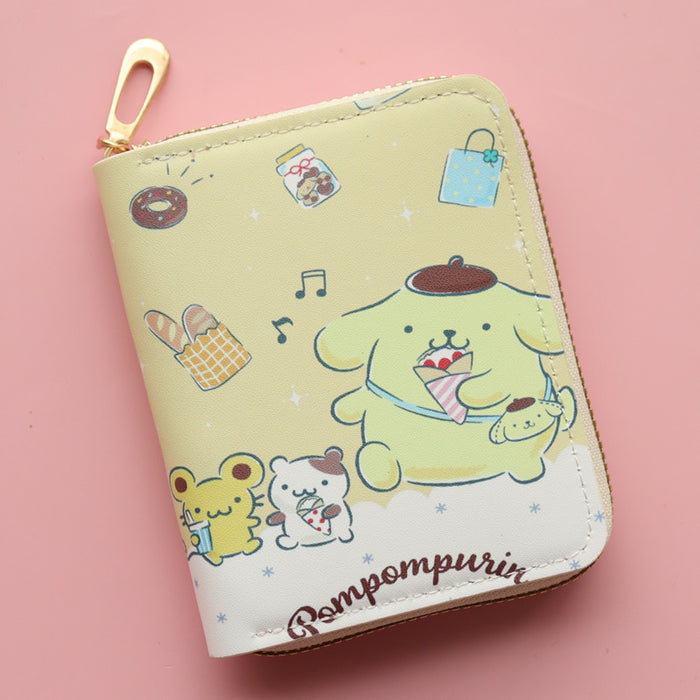 Wholesale PU Cartoon Printed Short Zipper Coin Purse JDC-WT-Jumei001