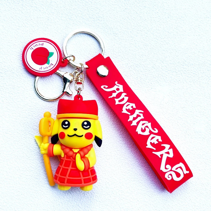 Wholesale PVC Cartoon Doll Keychain JDC-KC-WuYi114