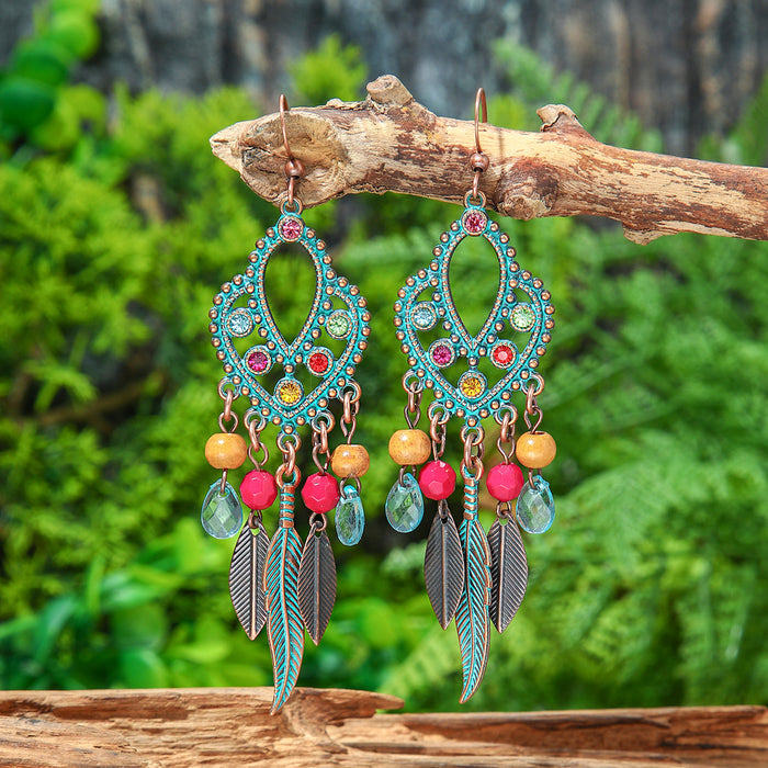 Wholesale Bohemian Tassel Earrings Zinc Alloy Jewelry Accessory MOQ≥2