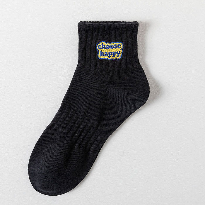 Wholesale Socks, solid color sports socks, sweat absorbing and odor proof trendy breathable socks