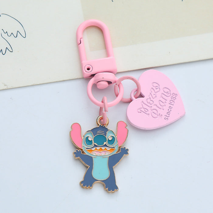 Wholesale Cartoon Key Chain Alloy Jewelry Backpack Key Pendant School Bag