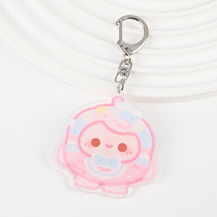 Wholesale Cute Cartoon Acrylic Keychain JDC-KC-XBK005