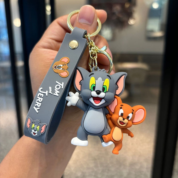 Wholesale Silicone Cartoon Doll Keychain JDC-KC-PengYu024