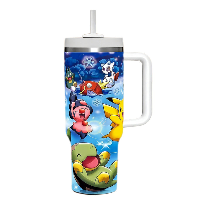 Wholesale 2pcs 40oz cartoon Car Cup Insulated Cup Straw ice bullies cup