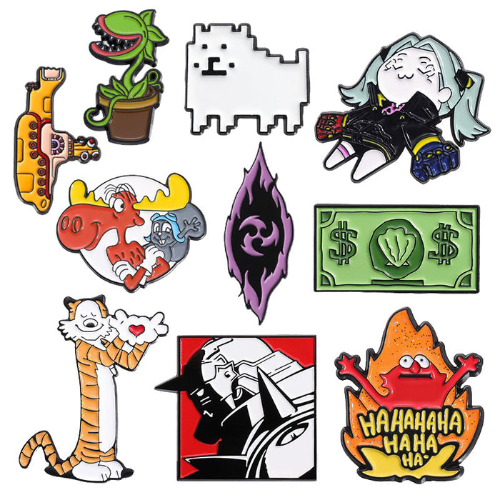 Wholesale Cartoon Animal Puppy Creative Flower Brooch