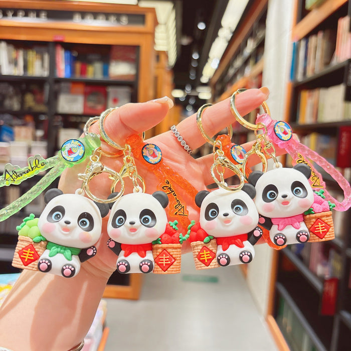 Wholesale  panda key chain pendant bag key chain small pendant