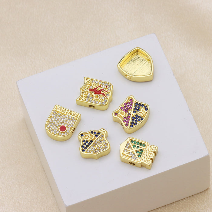Wholesale Football Team Logo Pendant Charms