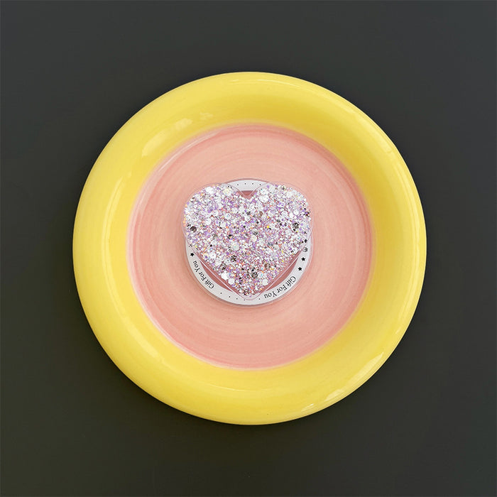 Wholesale sequins glitter mobile phone airbag stand