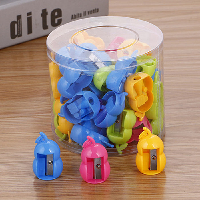 Wholesale Plastic Candy Color Small Pencil Sharpener JDC-PS-Liuj001