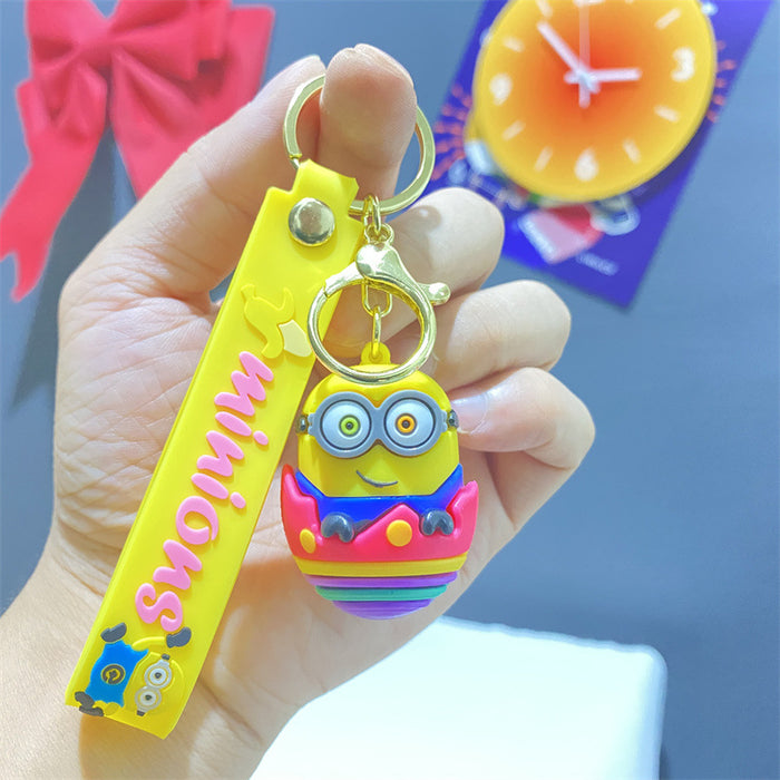 Wholesale PVC Cartoon Doll Keychain JDC-KC-WuYi030