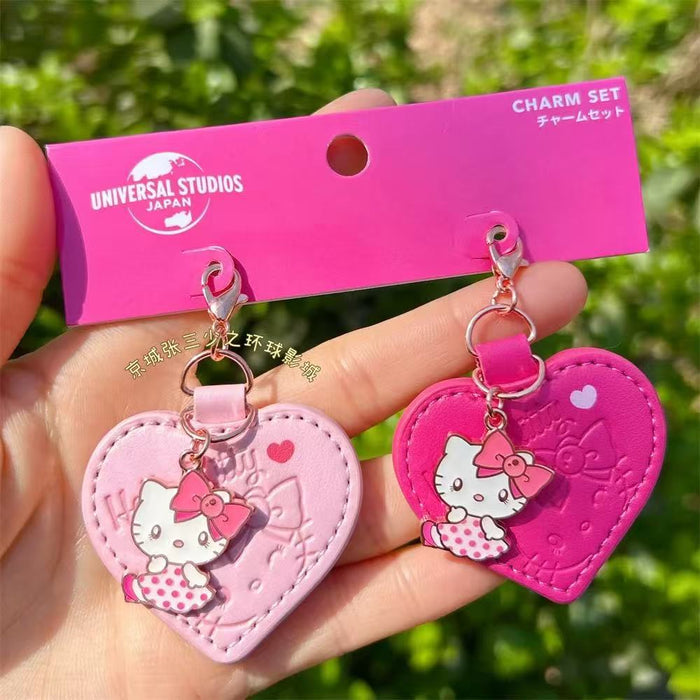 Wholesale Cute Cartoon Heart Charm 2pcs set