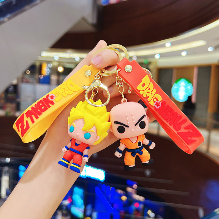 Wholesale Cute Cartoon Dolls Silicone Keychain JDC-KC-JuJi013