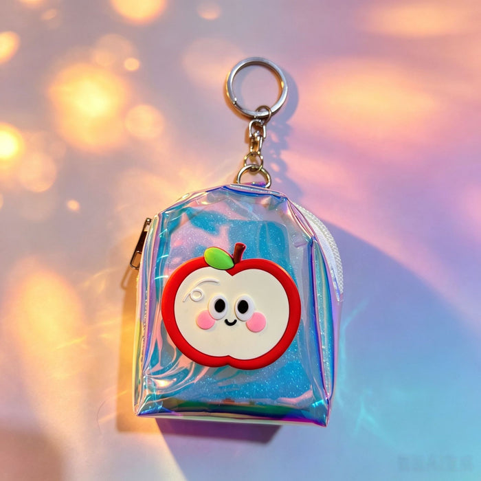 Wholesale Cartoon Fruit PVC Coin Purse Fashion Backpack Wallet