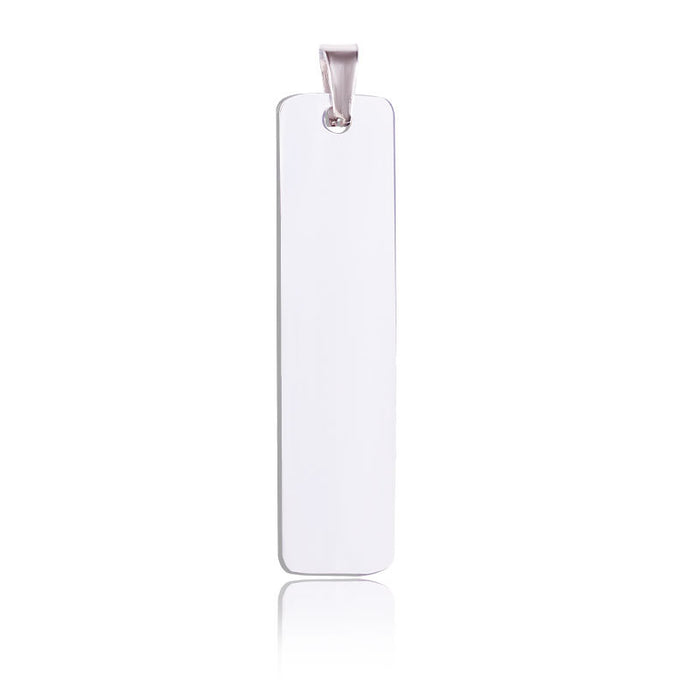 Wholesale Gold, silver, black hang tag carving stainless steel identity tag