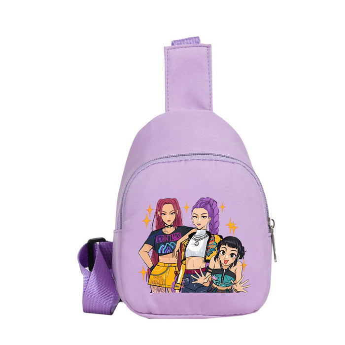 Wholesale Anime-themed Printed Shoulder Bag and Children' s Waist Bag
