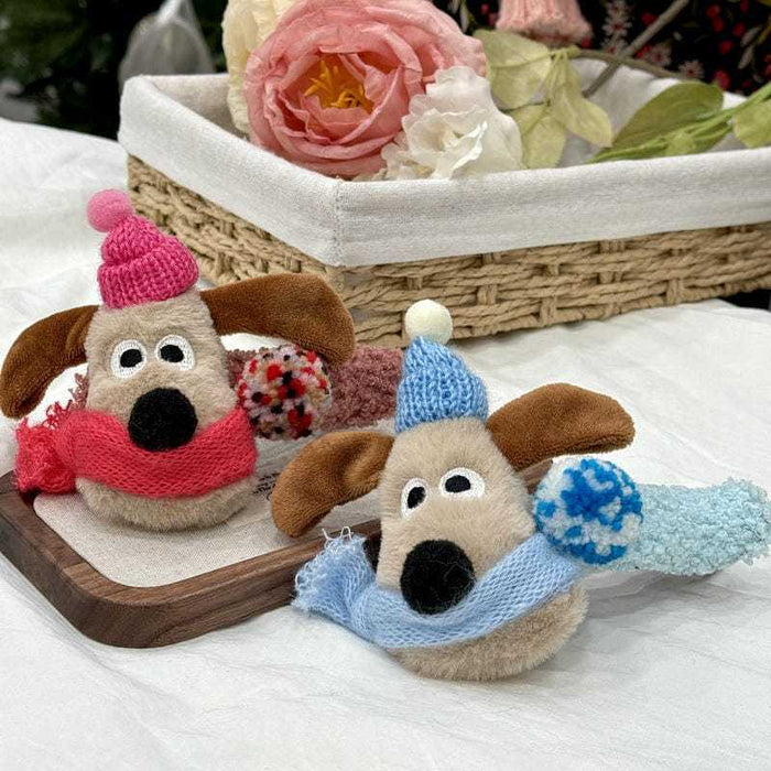 Wholesale Large Plush Cute  Dog Hair Clips