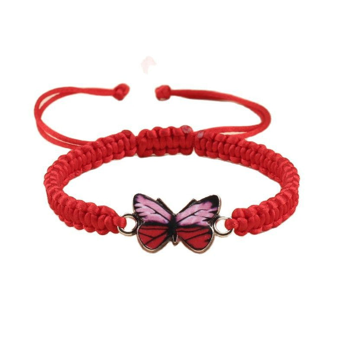 Wholesale Butterfly Bracelet Couple Handmade Woven JDC-BT-SX019