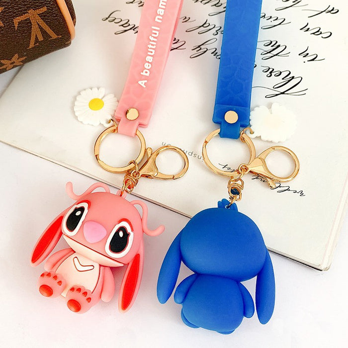 Wholesale  Cartoon  Doll Key Chain School Bag Pendant Cute Men and Women Car Key Chain