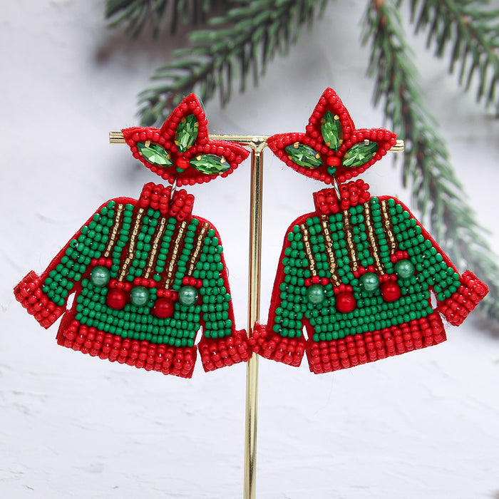 Wholesale Christmas tree  earrings  jewelry