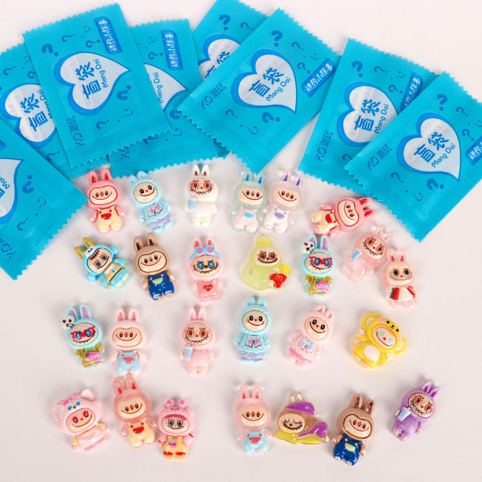 Wholesale Random Blind bag flat ornaments patch accessories couple girlfriends gift cartoon keychain