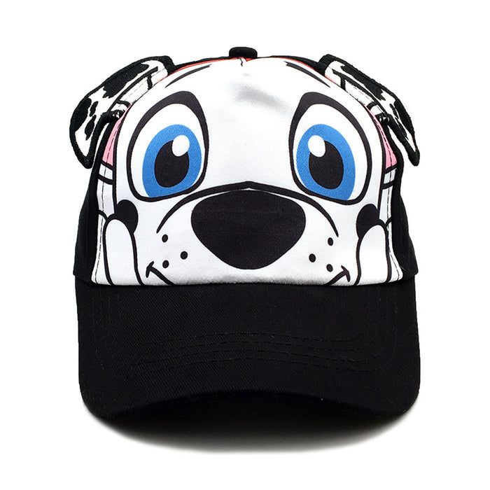 Wholesale Children' s Spring/ Summer Sunshade Cartoon Baseball Cap with Cute 3D Dog