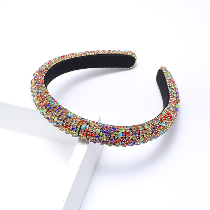 Wholesale Fine rhinestone headband Baroque headdress summer high-end hair accessories