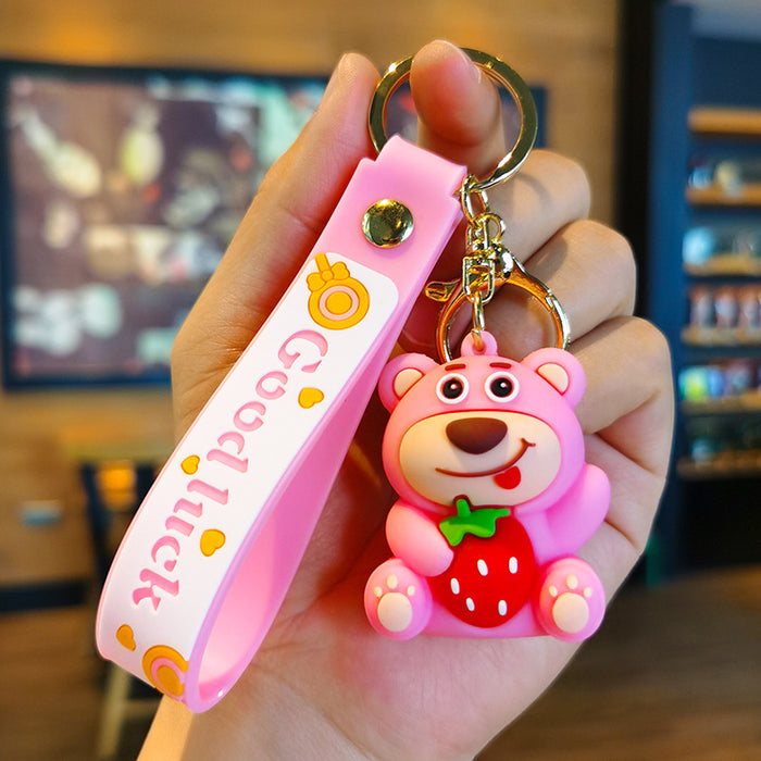 Wholesale Rubber Cartoon Doll Three-dimensional Keychain JDC-KC-Tingm107