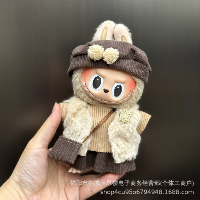 Wholesale Doll Clothes 17cm Pendant Plush Doll Replacement Set