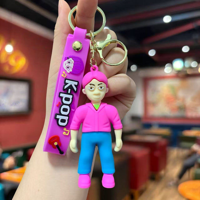 Wholesale KPOP Cartoon Keychain Bag Charm