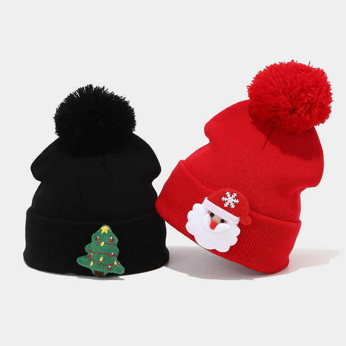 Wholesale Christmas-themed cute winter knitted Fashionhat for men and women
