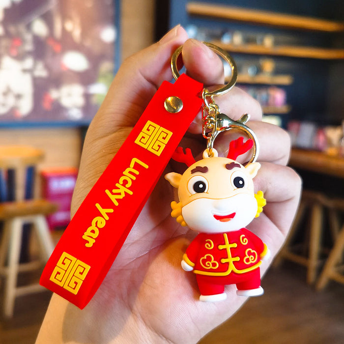 Wholesale Cartoon Doll Rubber Keychain JDC-KC-Tingm166