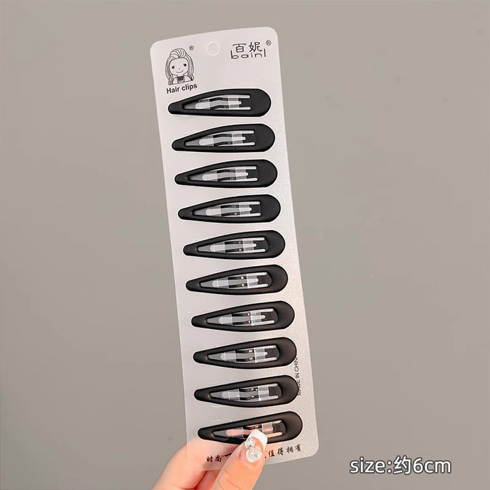 Wholesale Black Matte Hair Clips for Women