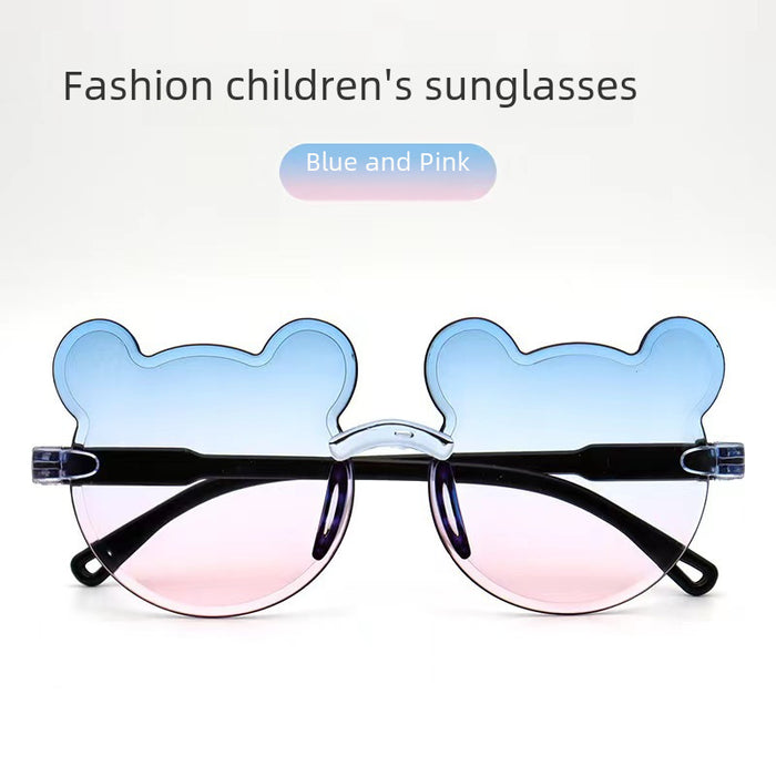 Wholesale Children's glasses, sunglasses with UV protection, fashionable and cute sunglasses design for taking photos