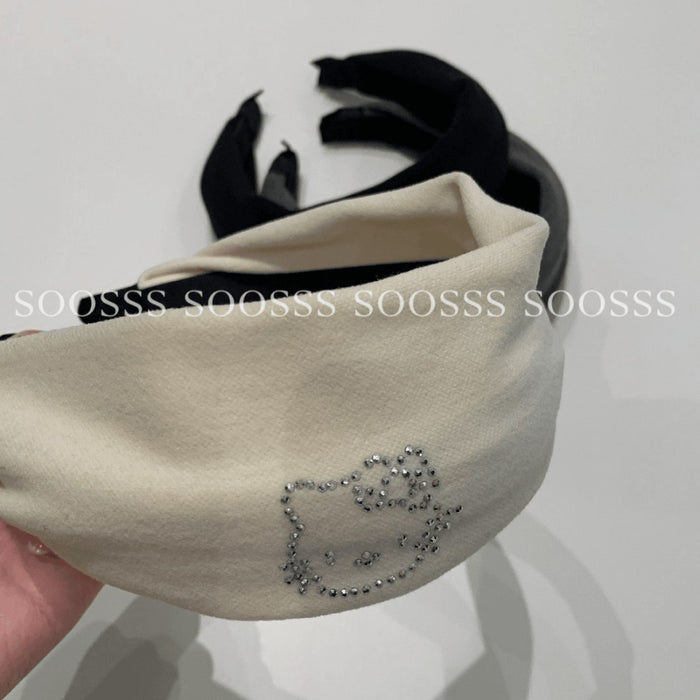 Wholesale Cute rhinestone cartoon pattern wide headband