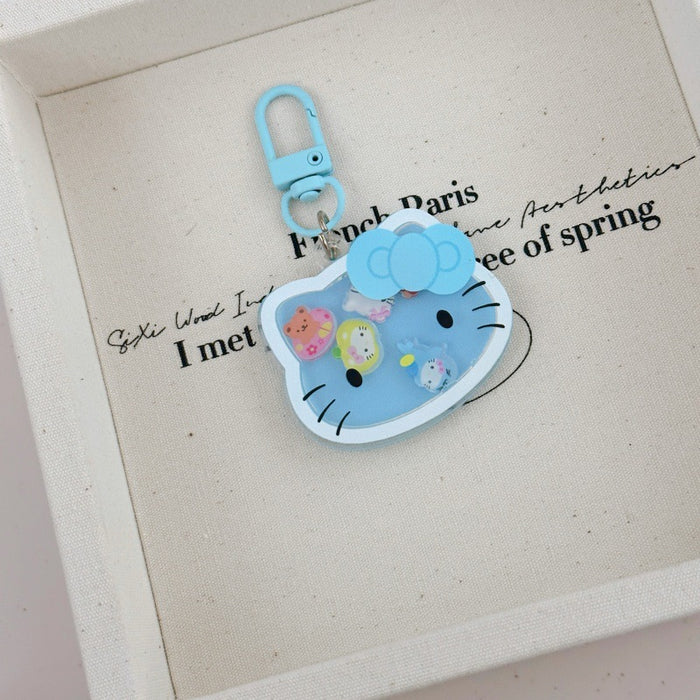 Wholesale Cartoon Wobbly Cat Acrylic Keychain Cute Bag Charm Fashion Accessory Gift Resale