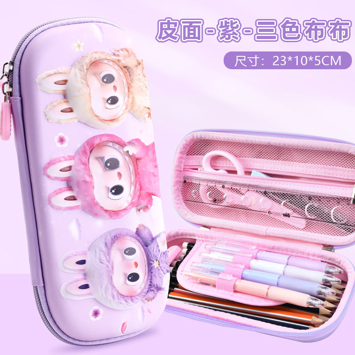 Wholesale Cartoon Pencil Case for Primary School Students Multi-Layer Storage