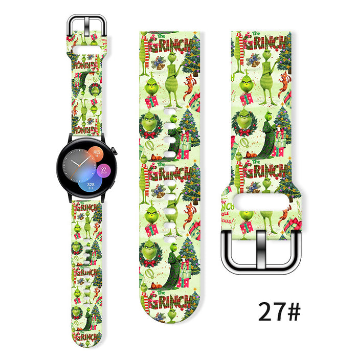 Wholesale Printed Tpu Watch Strap Wrist Strap JDC-WD-NuoQi063