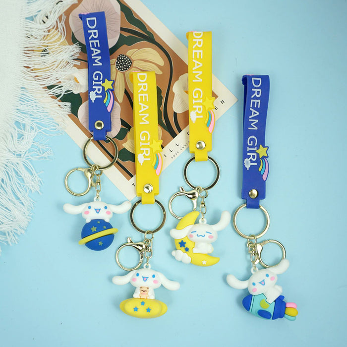 Wholesale Rubber Cartoon Doll Keychain JDC-KC-Yexiang018